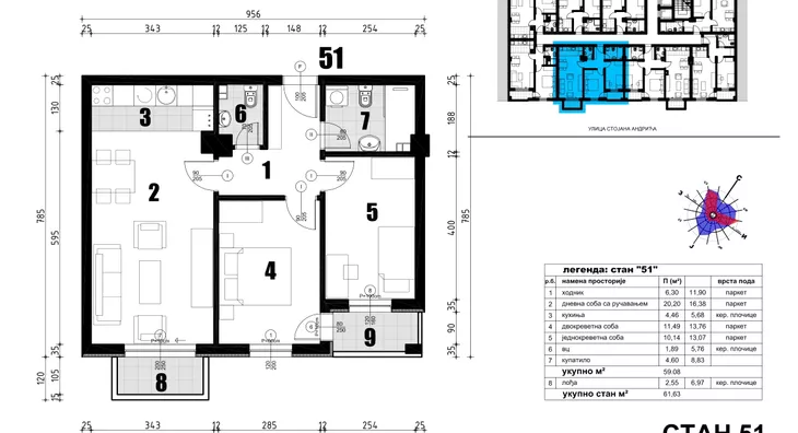 Dvoiposoban stan | 4zida