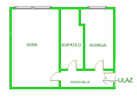 Jednosoban stan | 4zida