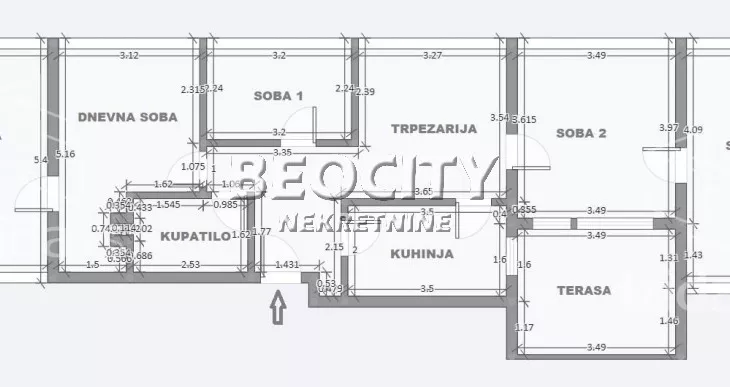 Trosoban stan | 4zida