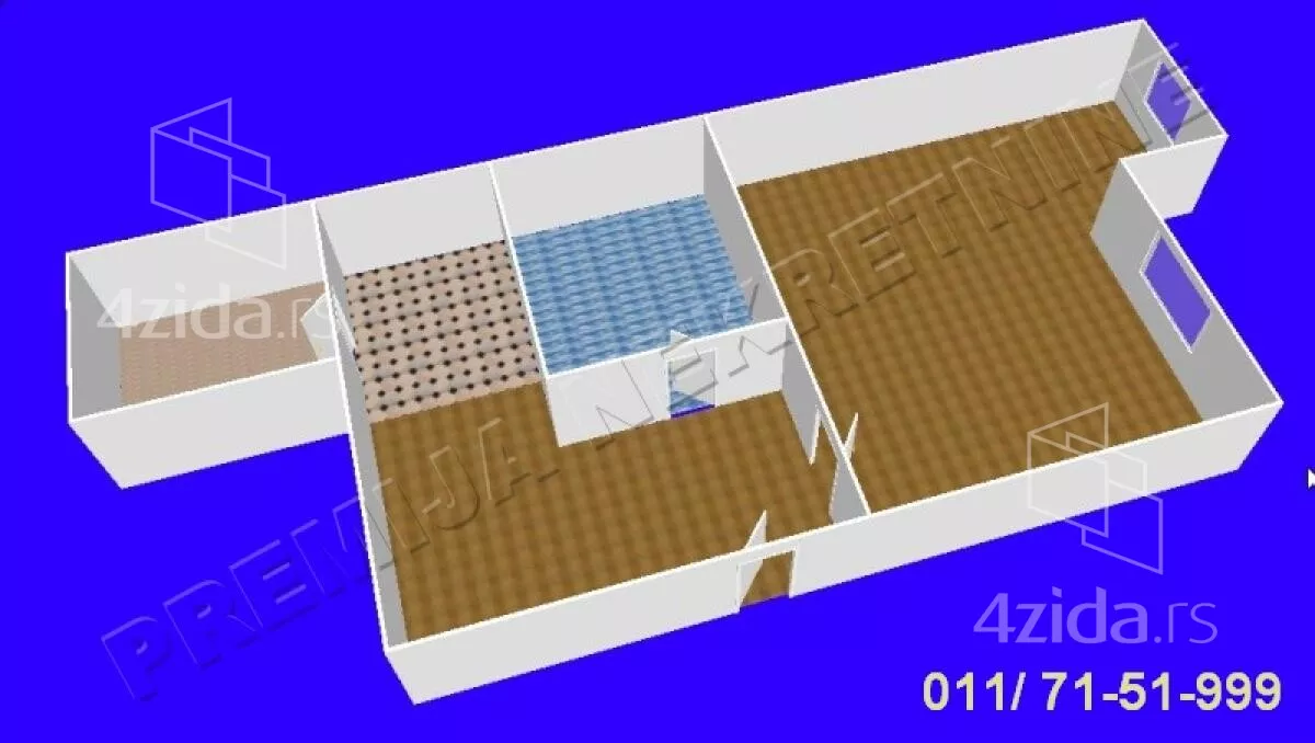 Jednosoban stan | 4zida