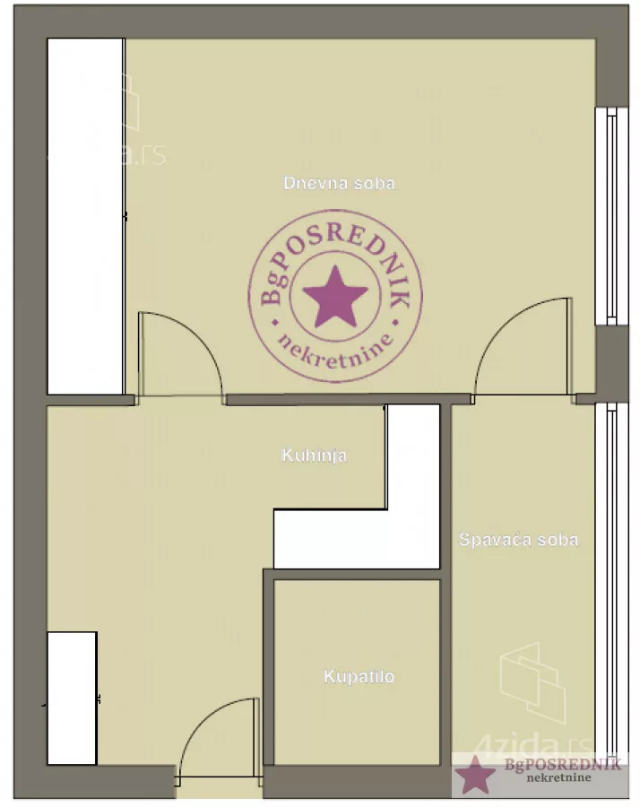 Jednoiposoban stan | 4zida