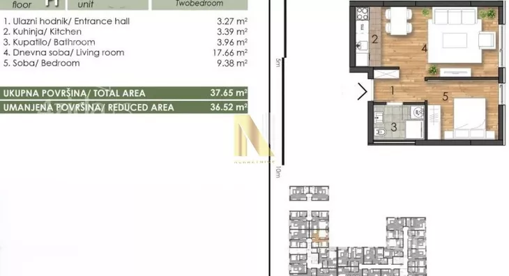 Dvosoban stan | 4zida