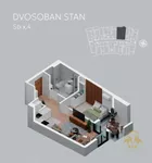 Dvosoban stan | 4zida