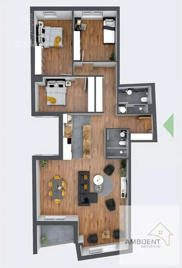 Četvorosoban stan | 4zida