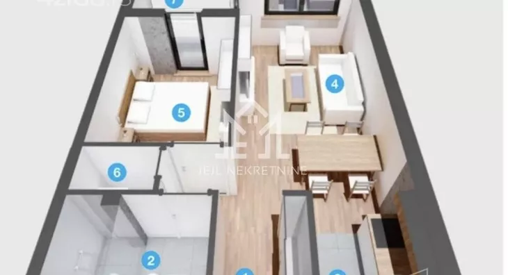 Dvosoban stan | 4zida