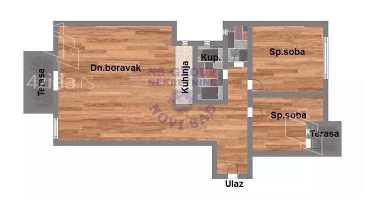 Trosoban stan | 4zida