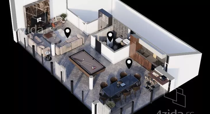 Četvoroiposoban stan | 4zida