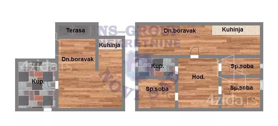 1-etažna kuća | 4zida