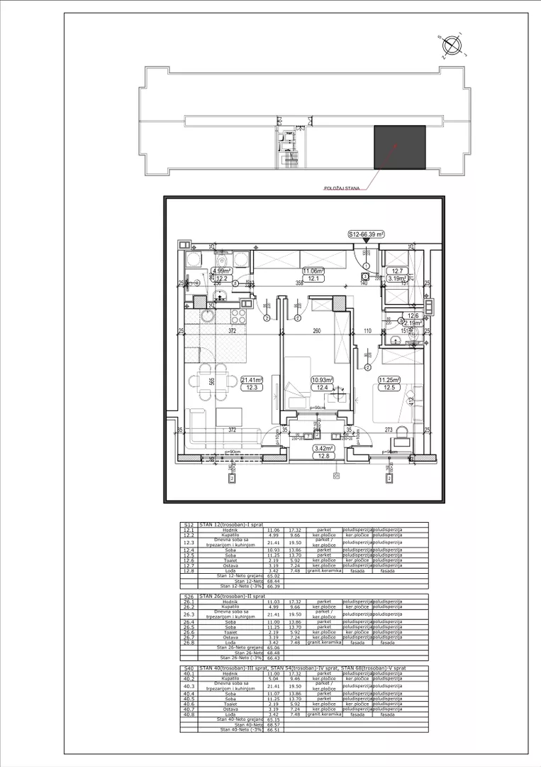 Trosoban stan | 4zida