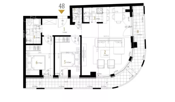 Trosoban stan | 4zida