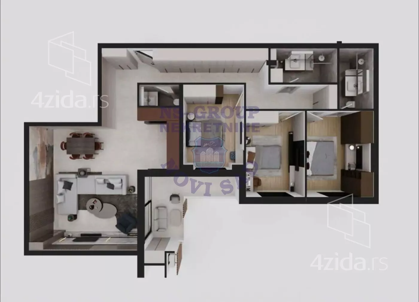 Četvorosoban stan | 4zida