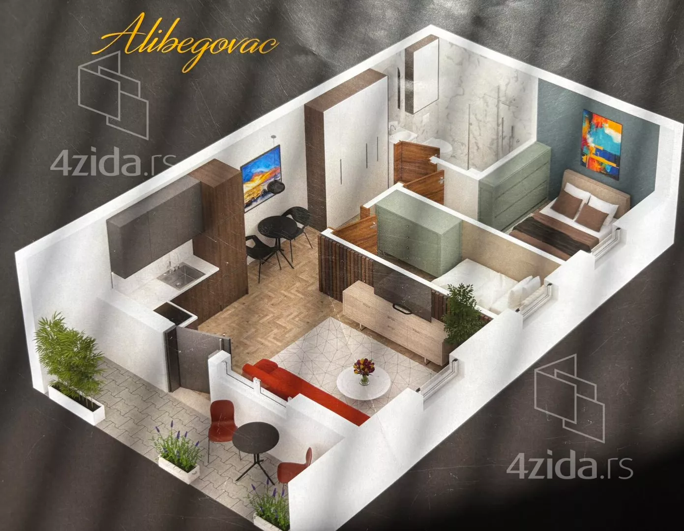 Dvoiposoban stan | 4zida