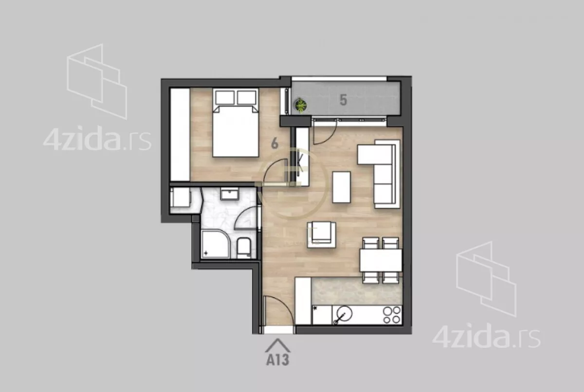 Dvosoban stan | 4zida