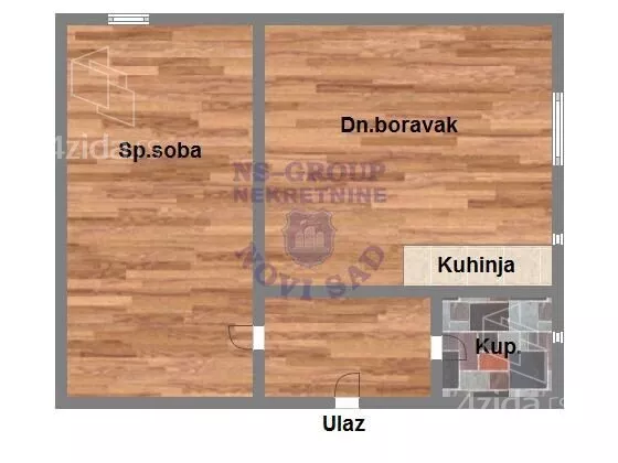 Dvosoban stan | 4zida