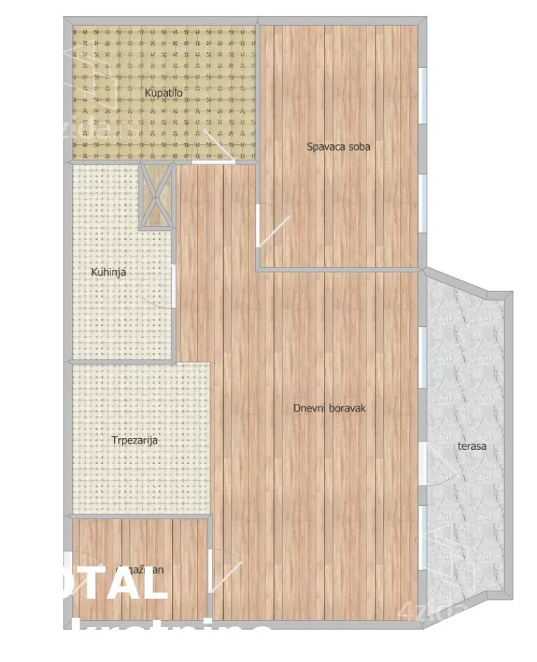 Dvosoban stan | 4zida