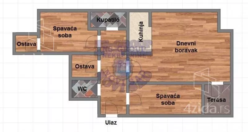 Trosoban stan | 4zida