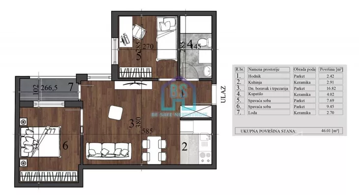 Dvoiposoban stan | 4zida