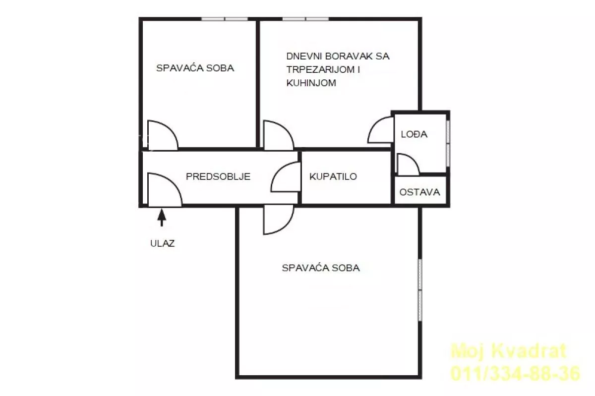 Trosoban stan | 4zida