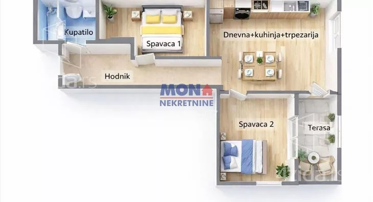 Dvoiposoban stan | 4zida