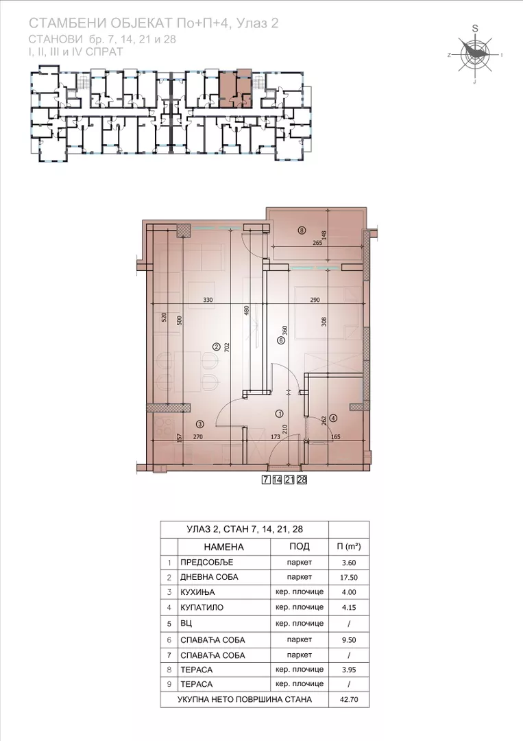 Jednoiposoban stan | 4zida