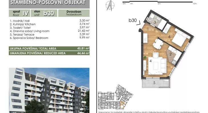 Dvosoban stan | 4zida