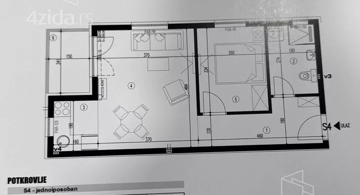 Jednoiposoban stan | 4zida