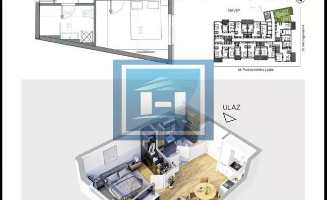 Jednosoban stan | 4zida