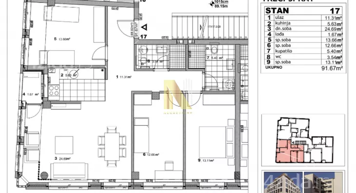 Četvorosoban stan | 4zida