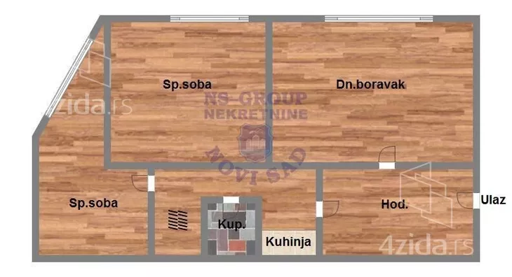 Trosoban stan | 4zida