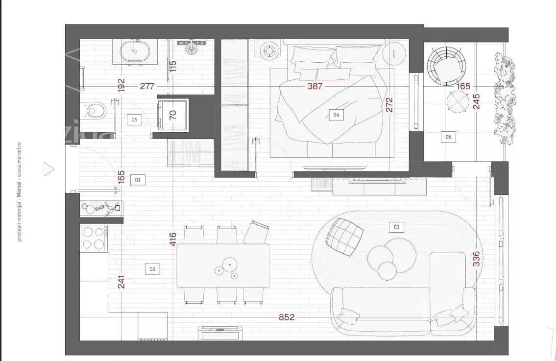 Dvosoban stan | 4zida