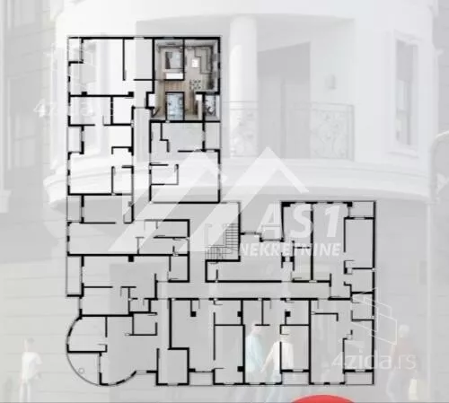 Jednoiposoban stan | 4zida