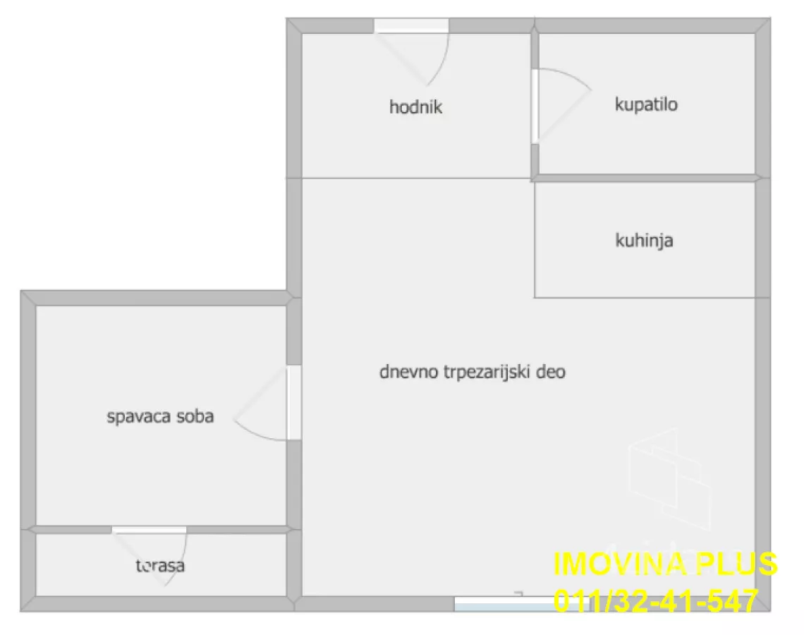 Jednoiposoban stan | 4zida