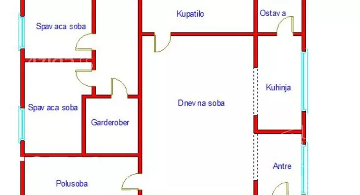 Trosoban stan | 4zida