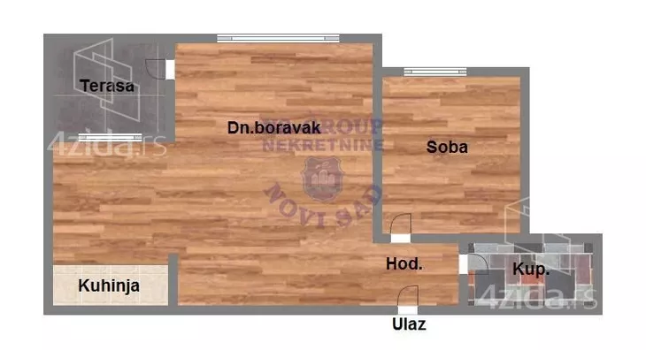 Jednoiposoban stan | 4zida