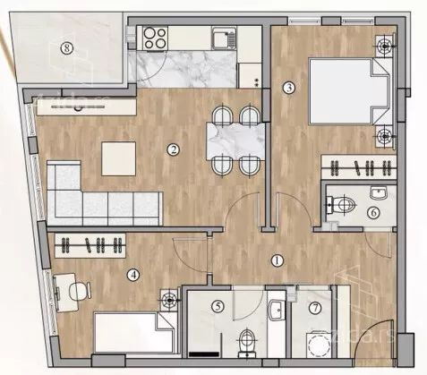 Dvoiposoban stan | 4zida