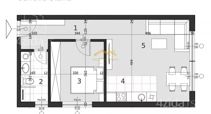 Dvosoban stan | 4zida