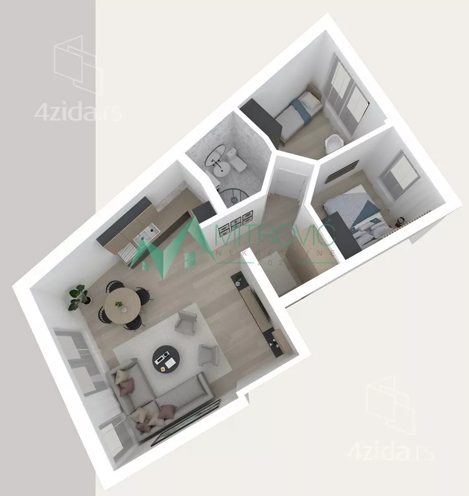 Dvoiposoban stan | 4zida