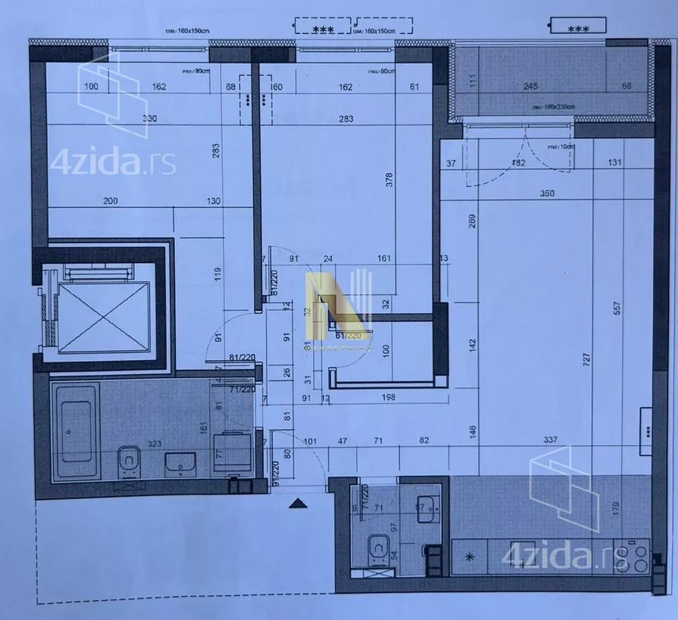 Trosoban stan | 4zida