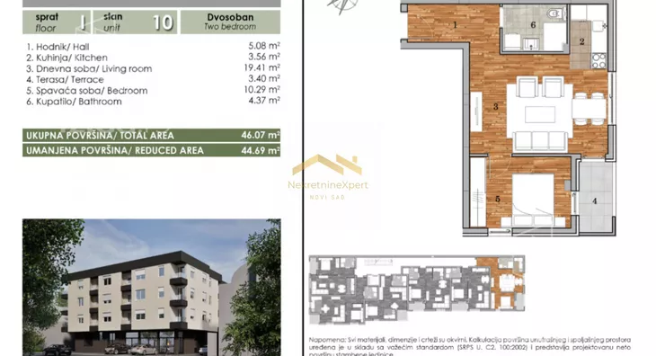 Dvosoban stan | 4zida