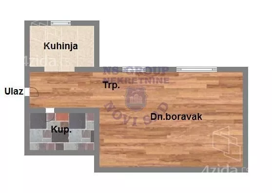 Jednosoban stan | 4zida