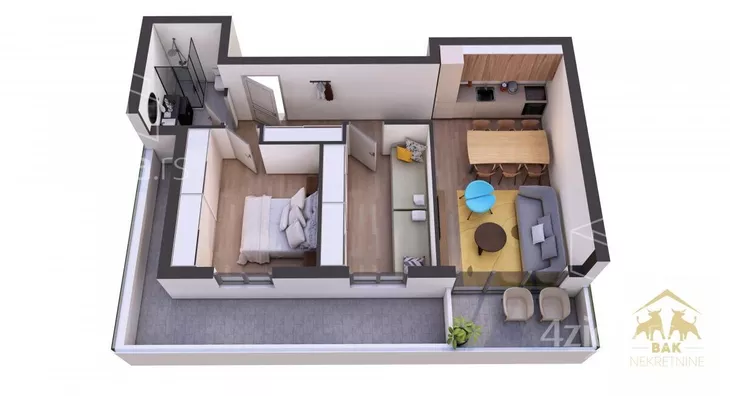 Trosoban stan | 4zida