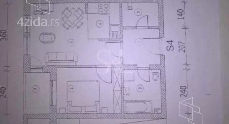 Jednoiposoban stan | 4zida