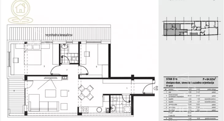 Trosoban stan | 4zida