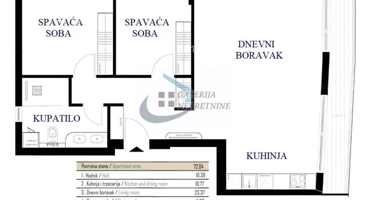 Trosoban stan | 4zida