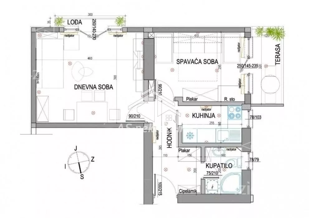 Dvosoban stan | 4zida