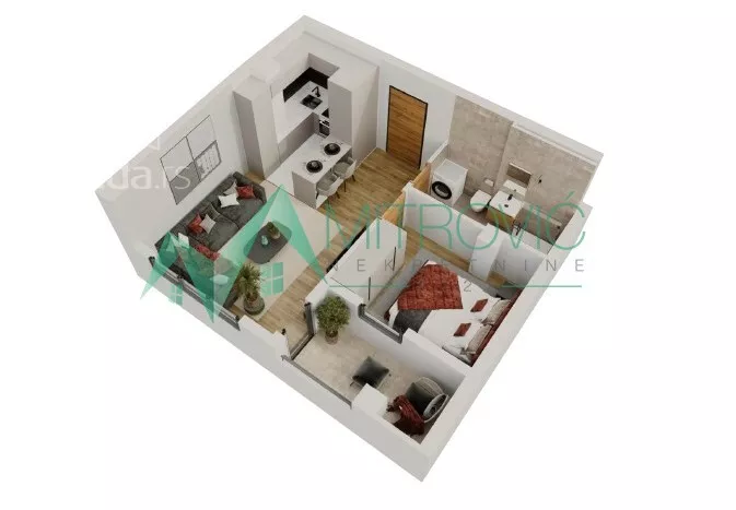 Jednoiposoban stan | 4zida