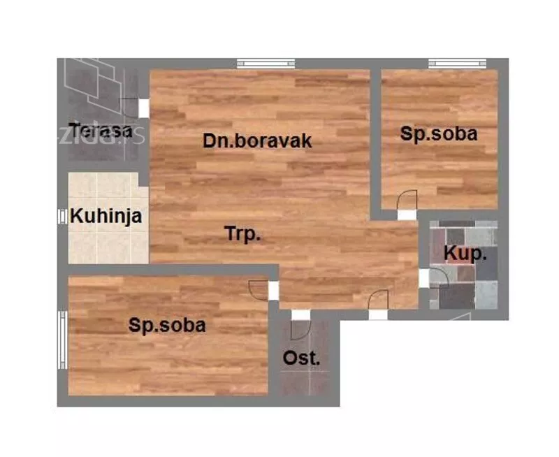 Trosoban stan | 4zida