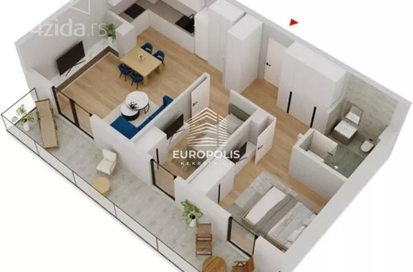 Dvoiposoban stan | 4zida