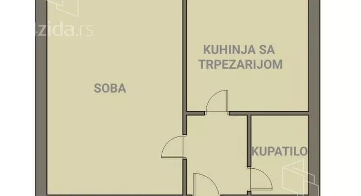 Jednosoban stan | 4zida