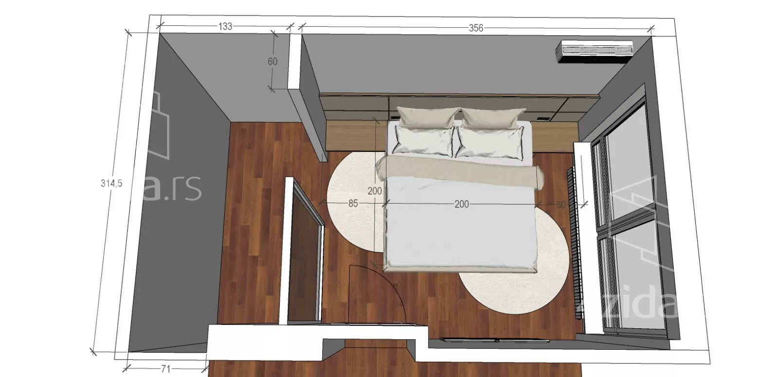 Petosoban stan | 4zida